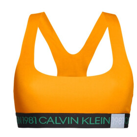 Sportovní podprsenka oranžová Calvin Klein oranžová