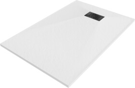 MEXEN/S - Hugo sprchová vanička SMC 100x90, bílá, krytka černá 42109010-B