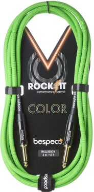 Bespeco Rockit Color Green 6m Jack