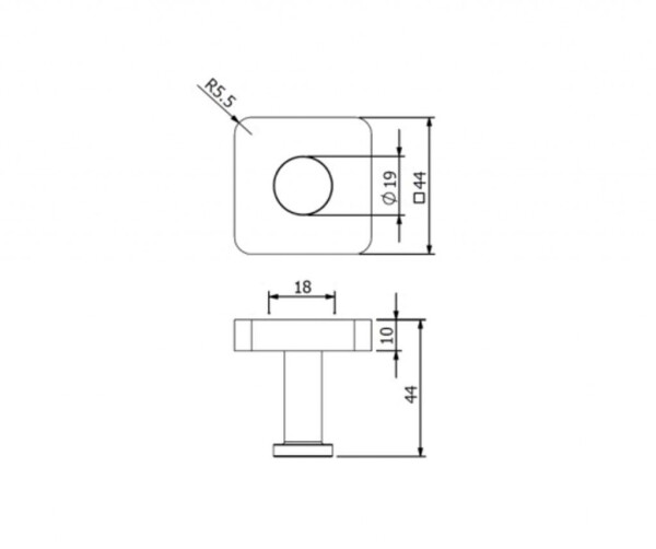 KLUDI - Vela S Háček, kartáčované zlato 25984N0