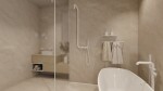 DEANTE - Silia bianco Sprchový sloup, se sprchovou baterií NQS_A4XM