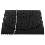 Stylové dámské psaníčko Michelle Moon Poppi, černé