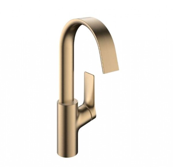 HANSGROHE - Vivenis Umyvadlová baterie s otočným výtokem, EcoSmart, kartáčovaný bronz 75032140