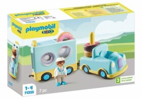 Playmobil® 1.2.3 71325 1.2.3: Bláznivý Donut Truck s funkcí ukládání a třídění
