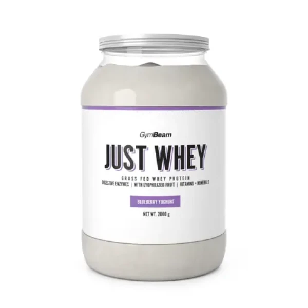 Just Whey Grass-Fed Protein – GymBeam (borůvkový jogurt, 2000 g) (28324-12-2000g-blueberryyoghurt)