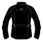 Dámská moto bunda Richa Buster 2 WP prodloužená černá - XL