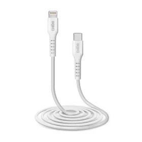 SBS kabel USB - Lightning 2m bílá / MFI (TECABLELIGTC2W)