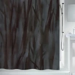 SPIRELLA Sprchový závěs LIV černý / Polyester / 180 x 200 cm