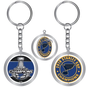 Fanatics Přívěšek St. Louis Blues 2019 Stanley Cup Champions Spinning Keychain FA-3570224