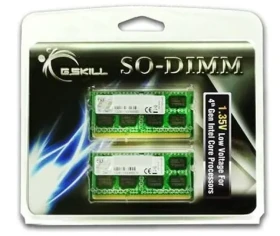 G.Skill Ripjaws 8 GB (2× 4 GB) / Operační paměť / DDR3L / SO-DIMM / 1600 MHz / CL11 / 1,35 V (F3-1600C11D-8GSL)