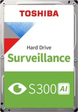 Toshiba S300 AI Surveillance 16TB / HDD / 3.5" / SATA 6Gbits / 512MB cache / 7 200 rpm / Interní / 5y (MG11ACA16TE-V)