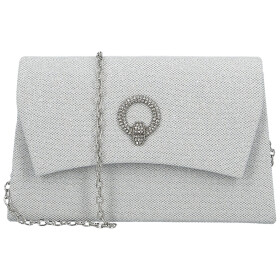 Trendy dámské plesové psaníčko Michelle Moon Capri, stříbrné