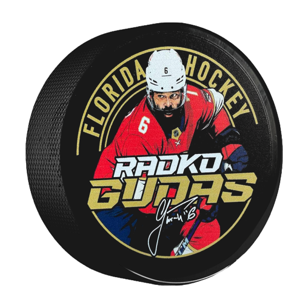 FansArena Puk Radko Gudas #6 Florida Hockey Town Exclusive Collection (Florida Panthers NHL)