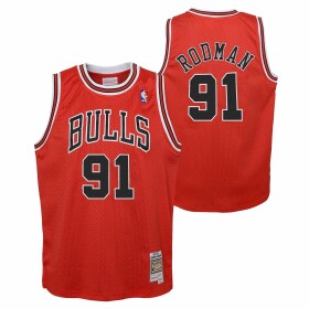Mitchell & Ness Dětský dres Chicago Bulls NBA Dennis Rodman #91 1997-98 Youth Swingman (YOUTH)