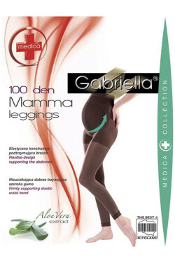 Těhotenské kotníkové legíny 173 Mamma 100 den hazel - GABRIELLA hazel 1/2