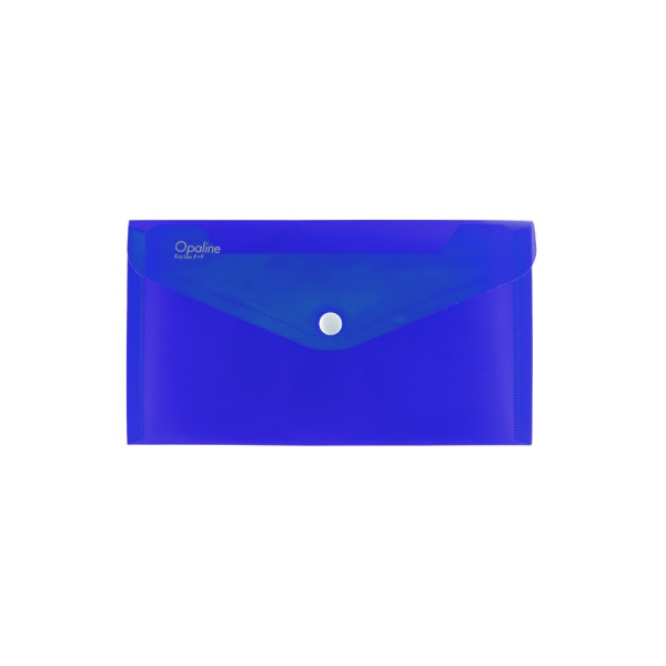 Psaníčko s drukem DL Opaline modrá - 5ks