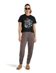 ICEBREAKER Wmns Mer 150 Tech Lite SS Crop Tee NZ Flora, Black velikost: S