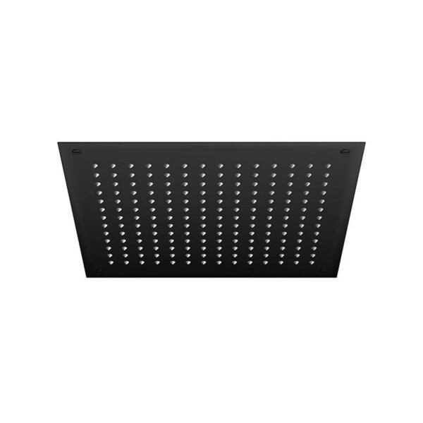 STEINBERG - 390 Hlavová sprcha, 55x55 cm, matná černá 390 6512 S