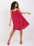 Dámské šaty-TW-SK-BI-81541.31-vínové