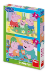 Puzzle Peppa Pig: Domov 24+48 dílků - -