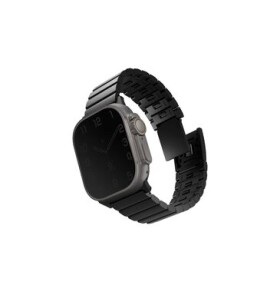 UNIQ Strova Mag řemínek pro Apple Watch 49 45 44 42 mm - MIDNIGHT (černá) (8886463688168)