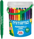 Mitama Jumbo / Fixy / 50 ks / 24 barev / 5 mm / omyvatelné (62875)