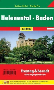 WK 012 OUP Helenental Baden 1:40 000 turistická mapa