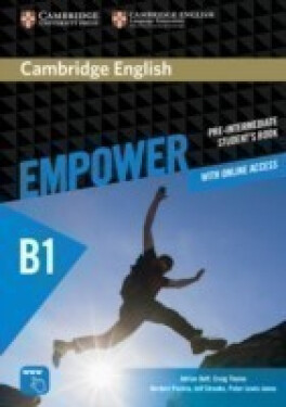 Cambridge English Empower Pre-intermediate Student´s Book with Online Assessment and Practice, and Online Workbook - Doff Adrian; Lewis-Jones Peter; Puchta Herbert; Stranks Jeff; Thaine Craig