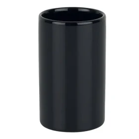 Spirella TUBE kelímek na kartáčky černý / keramika (7610583158734)
