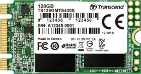 Transcend MTS430S 128GB / M.2 2242 SATA / RW: 560/380 MBps / IOPS: 35K/80K / MTBF 1.0mh / 3y (TS128GMTS430S)