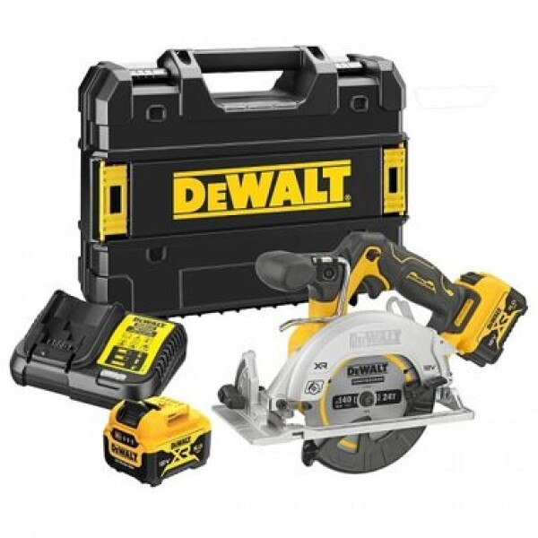 DEWALT DCS512P2 / Aku Kotoučová pila / 18V / 2x 5Ah / Průměr 140 mm / Hloubka řezu 47 mm / 3.600 ot-min / bez Aku (DCS512P2)