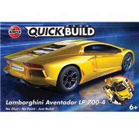 Quick Build auto J6026 - Lamborghini Aventador - Yellow