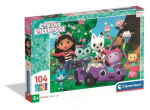 Puzzle Gábinin kouzelný domek 104 dílků