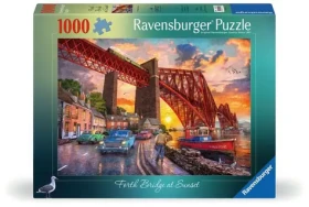 Ravensburger Forth Bridge při západu slunce