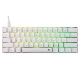 White Shark GK-004211 SHINOBI 2 bílá / Herní mechanická klávesnice / US layout / červené spínače / hot-swap / RGB LED