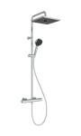 IDEAL STANDARD - Ceratherm T25+ Sprchový set s termostatem, 26x26 cm, 2 proudy, chrom A8530AA