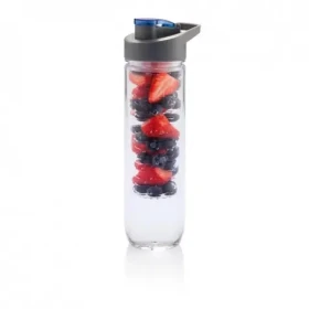 XD Design Láhev s košíkem na ovoce Get Fit 800ml modrá (P436.055-GET)
