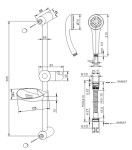 INVENA - Sprchový set TETIS AU-44-001-N