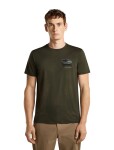 ICEBREAKER Mens Merino 150 Tech Lite SS Tee Evolving Lay, Dark Loden (vzorek) velikost: M