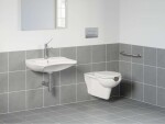 RAVAK - Safe Závěsné WC se sedátkem, bezbariérové, SoftClose, RimOff, bílá X01930