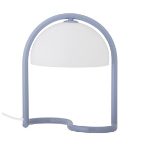 Bloomingville Stolní lampa Favour Blue, modrá barva, kov, plast