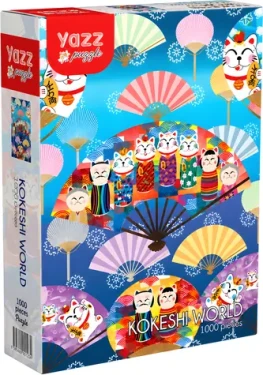 YAZZ Puzzle Svět Kokeshi