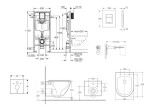 GROHE - Rapid SL Set předstěnové instalace, klozetu Oudee a sedátka softclose, tlačítko Skate Cosmopolitan, chrom SANI11BA1110