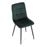Jídelní židle, zelená, sametová látka, CT-281 GRN4