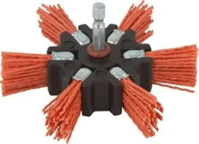 Wolfcraft Nylonový kartáč tvrdý vějíř / 100x20mm (1512000)