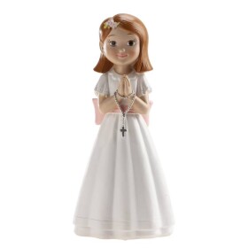 Dortisimo Dekora figurka Dívka přijímání s růžencem 16 cm