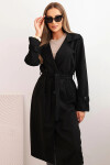 Dámský kabát 4595 Černá - K-Fashion UNI černá