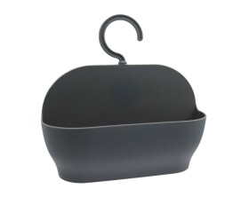 AQUALINE - SHARON polička do sprchy závěsná, plast, šedá SH8455G