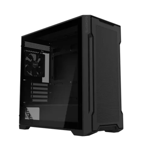 GIGABYTE GB-C102G černá / Micro-ATX / 2x USB-A 3.0 / 2x 120mm / bez zdroje / průhledná bočnice (GB-C102G)