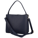 Luxusní dámská koženková kabelka do ruky Candice, tmavě modrá